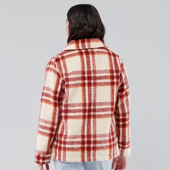 Nwt Hollister Cozy Brushed Shirt Jacket 